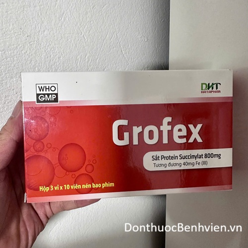 Viên nén bao phim Thuốc Grofex Hataphar