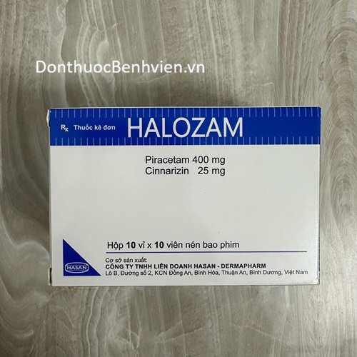 Viên nén bao phim Thuốc Halozam 400mg/25mg