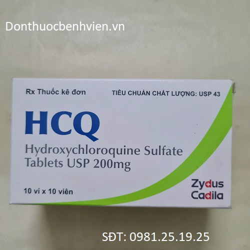 Viên nén bao phim Thuốc Hcq 200mg