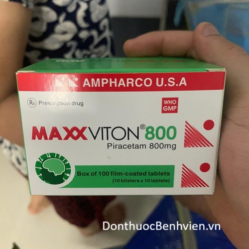 Viên nén bao phim Thuốc Maxxviton 800mg