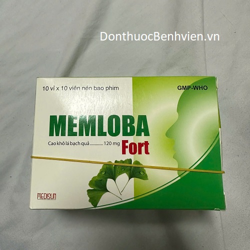 Viên nén bao phim Thuốc Memloba Fort 120mg