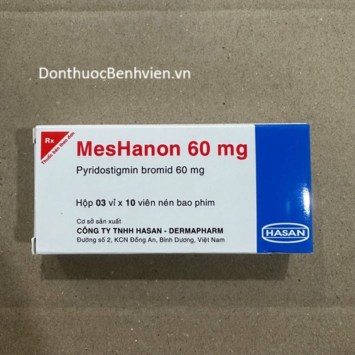 Viên nén bao phim Thuốc Meshanon 60mg
