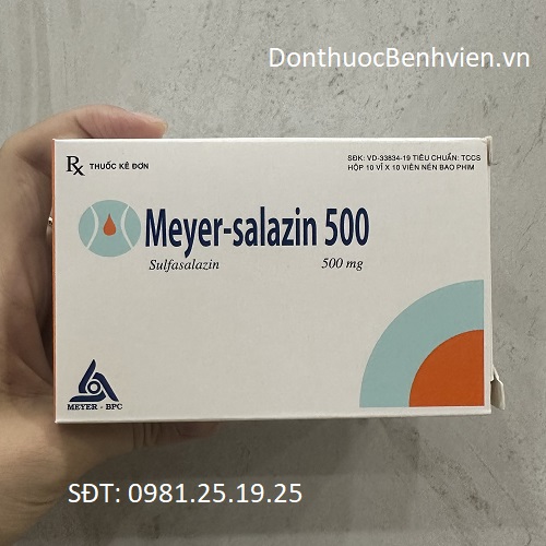Viên nén bao phim Thuốc Meyer Salazin 500mg