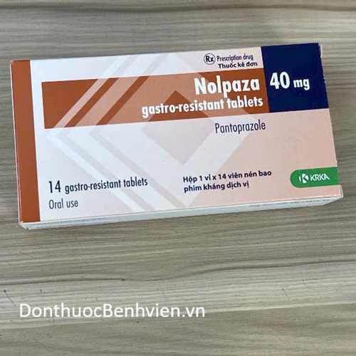 Viên nén bao phim Thuốc Nolpaza 40mg