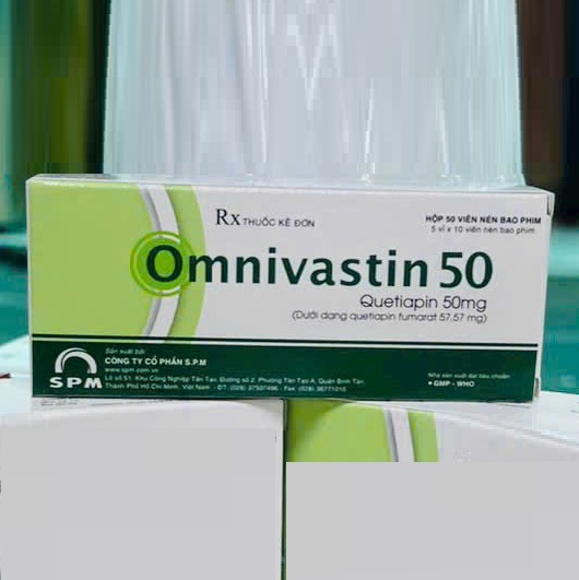 Viên nén bao phim Thuốc Omnivastin 50mg