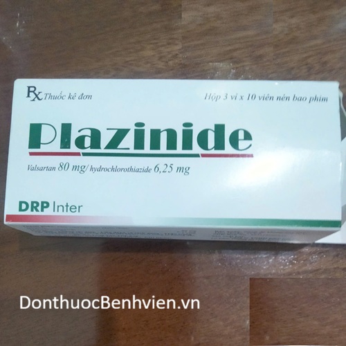 Viên nén bao phim Thuốc Plazinide 80mg/6.25mg