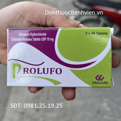 Viên nén bao phim Thuốc Prolufo 10mg Gracure