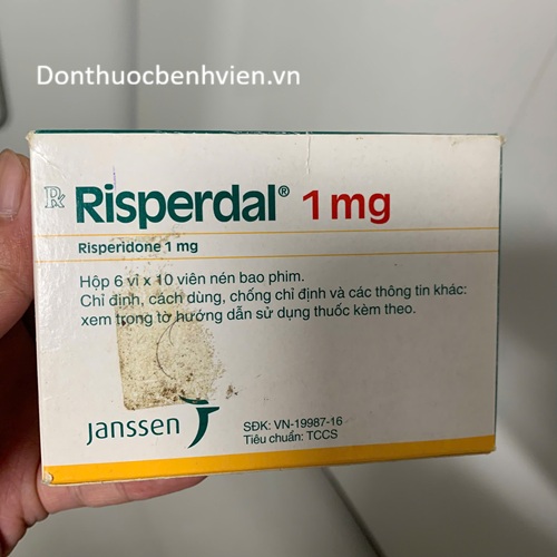 Viên nén bao phim Thuốc Risperdal 1mg
