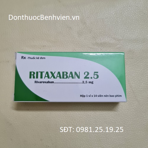 Viên nén bao phim Thuốc Ritaxaban 2.5mg
