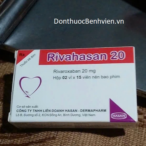 Viên nén bao phim Thuốc Rivahasan 20mg