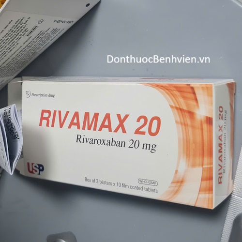 Viên nén bao phim Thuốc Rivamax 20mg