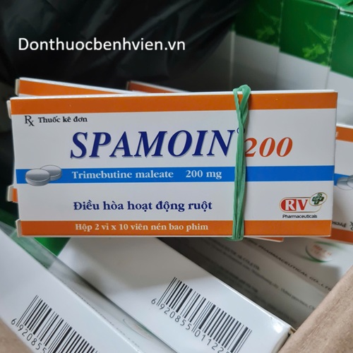 Viên nén bao phim Thuốc Spamoin 200mg