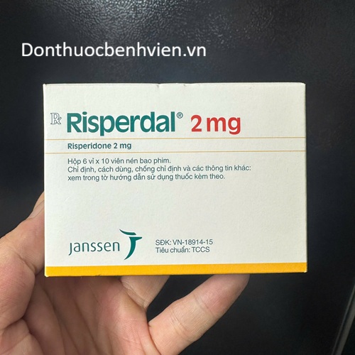 Viên nén bao phim Thuốc Thuốc Risperdal 2mg
