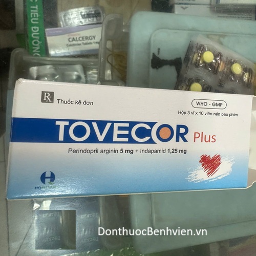 Viên nén bao phim Thuốc Tovecor Plus