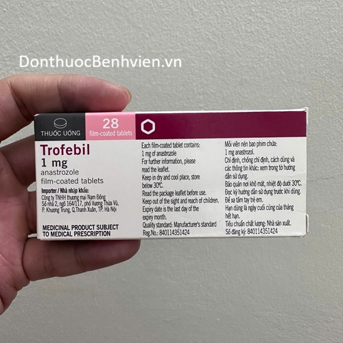 Viên nén bao phim Thuốc Trofebil 1mg