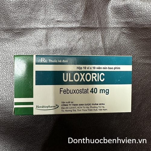 Viên nén bao phim Thuốc Uloxoric 40mg