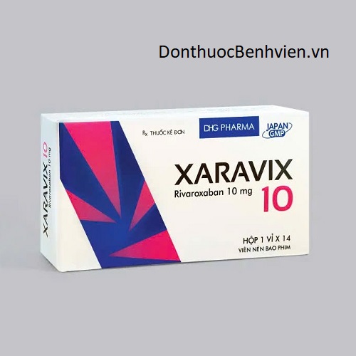 Viên nén bao phim Thuốc Xaravix 10mg