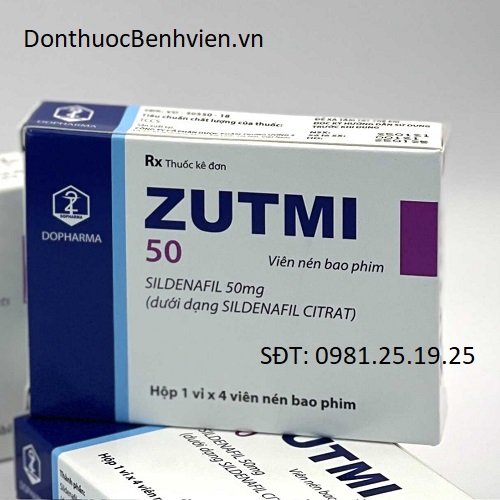 Viên nén bao phim Thuốc Zutmi 50mg