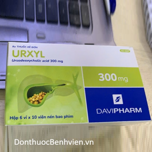 Viên nén dài bao phim Thuốc Urxyl 300mg