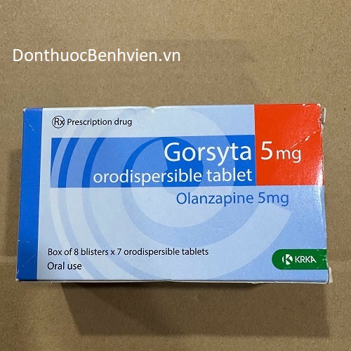 Viên nén phân tán trong miệng Thuốc Gorsyta 5mg