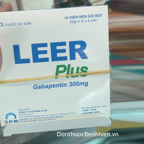 Viên nén sủi bọt Thuốc Leer Plus 300mg