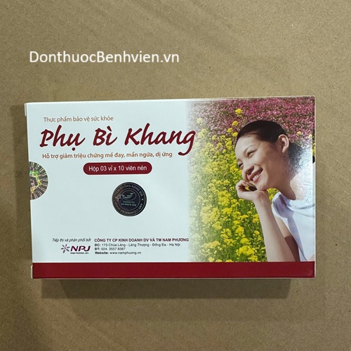 Viên nén uống Phụ Bì Khang