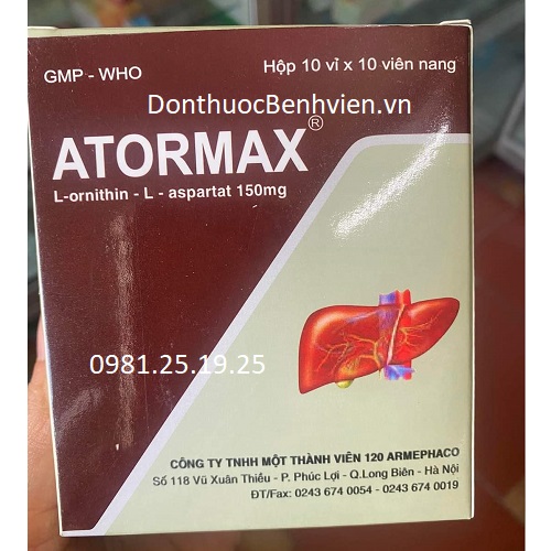 Viên nang Thuốc Atormax 150mg