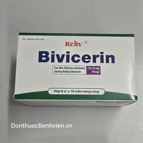 Viên nang cứng Thuốc Bivicerin 70mg