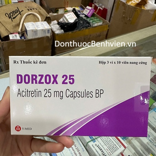 Viên nang cứng Thuốc Dorzox 25mg