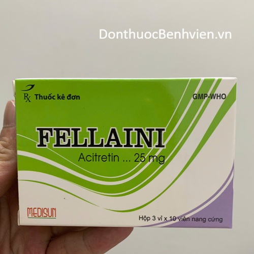 Viên nang cứng Thuốc Fellaini 25mg