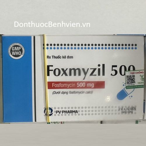 Viên nang cứng Thuốc Foxmyzil 500mg