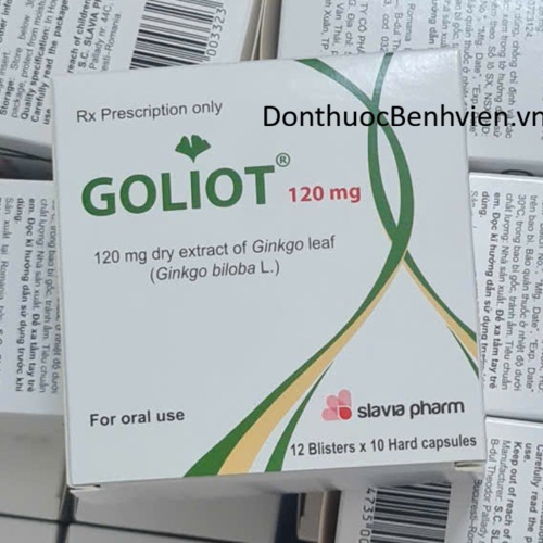 Viên nang cứng Thuốc Goliot 120mg
