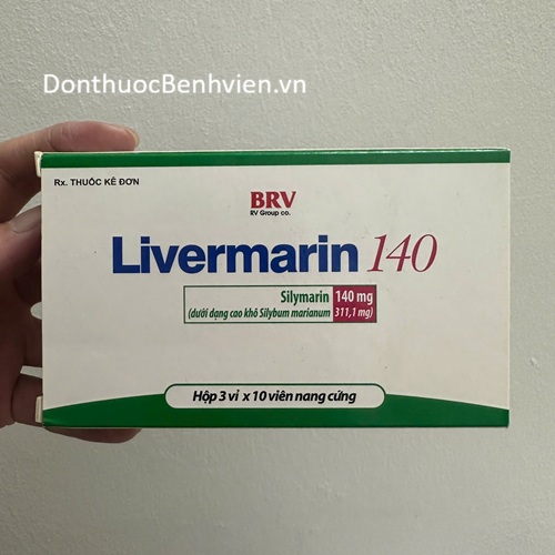 Viên nang cứng Thuốc Livermarin 140mg