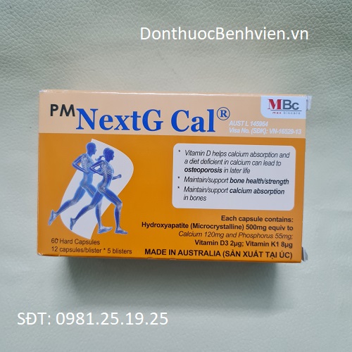 Viên nang cứng Thuốc NextG Cal