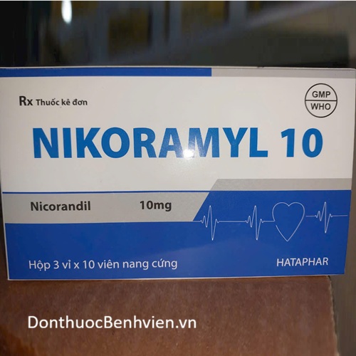 Viên nang cứng Thuốc Nikoramyl 10mg