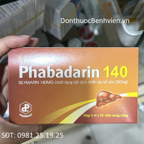 Viên nang cứng Thuốc Phabadarin 140mg