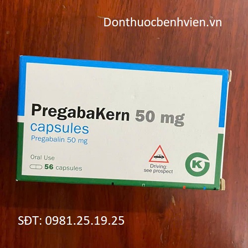 Viên nang cứng Thuốc Pregabakern 50mg