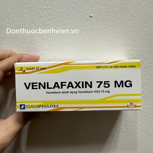Viên nang cứng Thuốc Venlafaxin 75mg Davipharm
