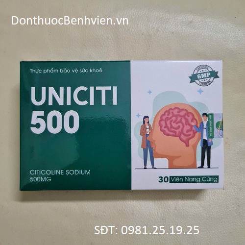 Viên nang cứng bổ não Uniciti 500