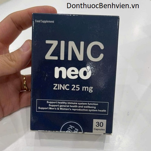 Viên nang cứng bổ sung Kẽm Zinc Neo