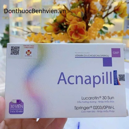 Viên nang cứng uống Acnapill