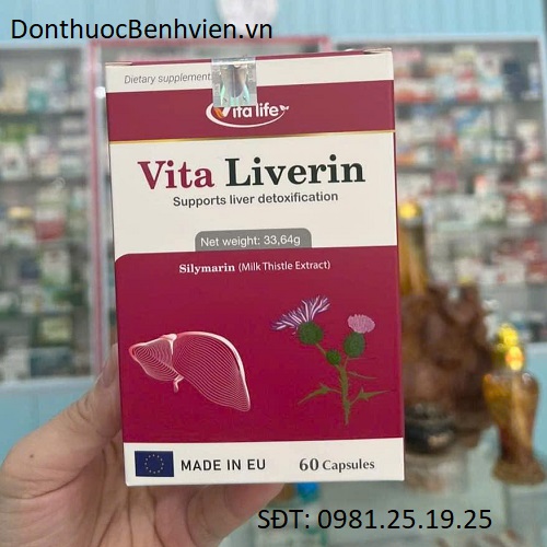 Viên nang cứng uống bổ gan Vita Liverin