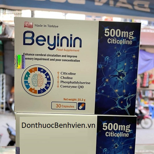 Viên nang cứng uống bổ não Beyinin