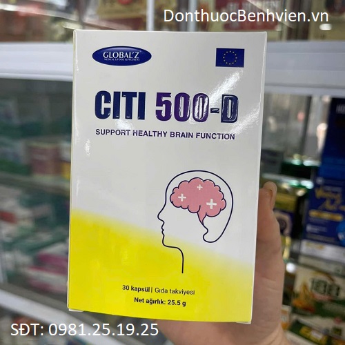 Viên nang cứng uống bổ não Citi 500-D