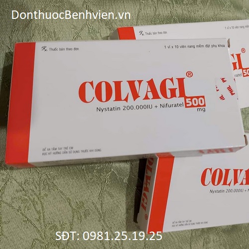 Viên nang mềm đặt phụ khoa Thuốc Colvagi