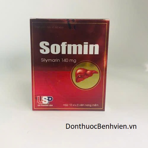 Viên nang mềm Sofmin Silymarin 140mg