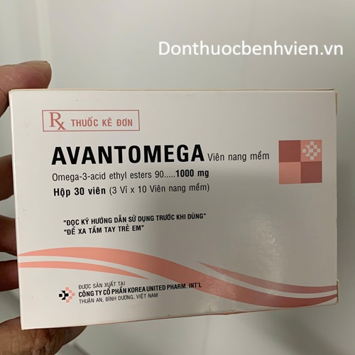 Viên nang mềm Thuốc Avantomega 1000mg