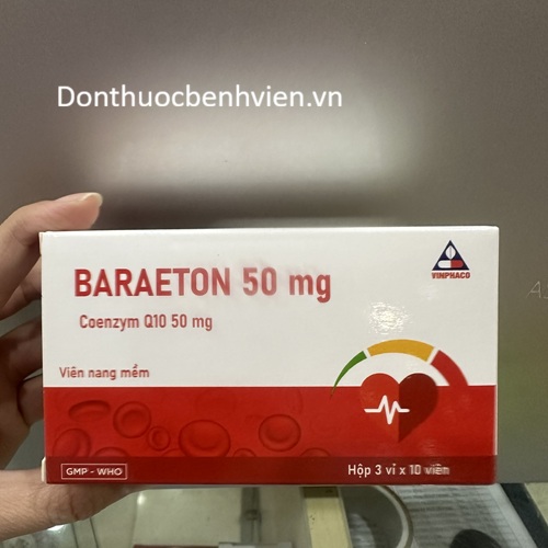 Viên nang mềm Thuốc Baraeton 50mg