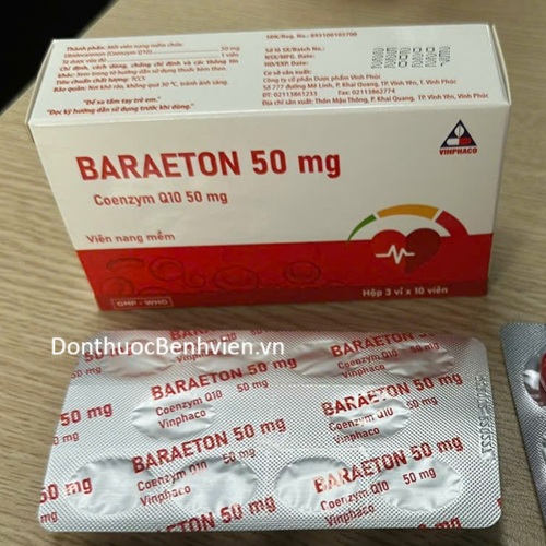 Viên nang mềm Thuốc Baraeton 50mg
