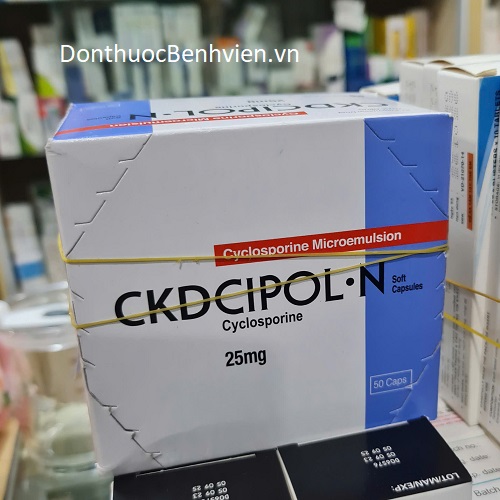 Viên nang mềm Thuốc CKDCIPOL N 25mg